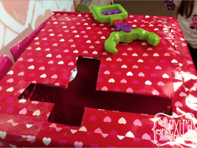 Valentine Day's boxes for School with Plaid crafts! - A girl and a glue gun