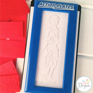 action plates drawing playset