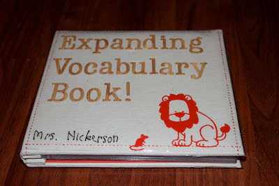 Expanding Vocabulary Book!