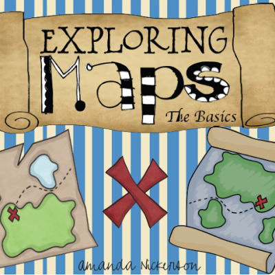 Exploring Maps: Pirate Style  {The Basics}