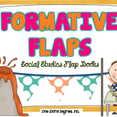 Formative Flap Books for Social Studies & FREEBIES!