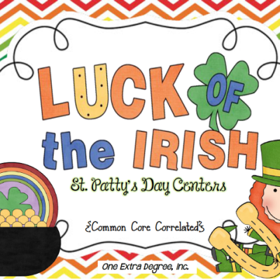 Luck of the Irish: St. Patty’s Day Centers for the Common Core!