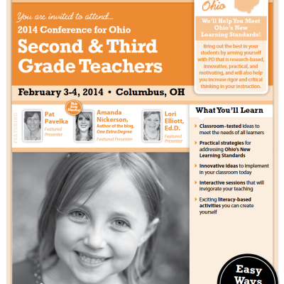 SDE’s Conference for Ohio Second and Third Grade Teachers