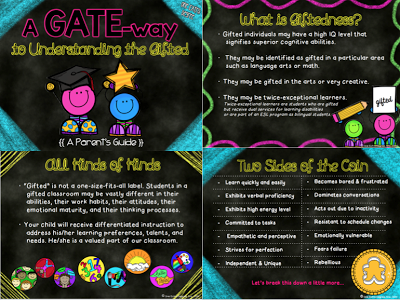 A GATE-way to Understanding the Gifted: Parent PowerPoint!