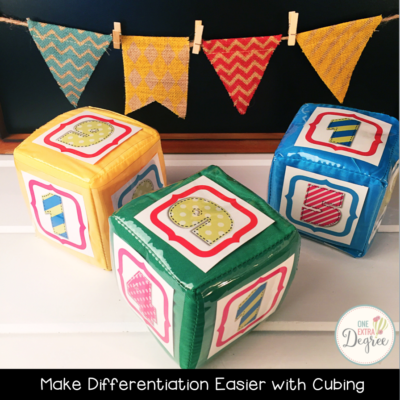 Make Differentiation Easier with Cubing